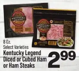 IGA Kentucky Legend Diced or Cubed Ham or Ham Steaks offer