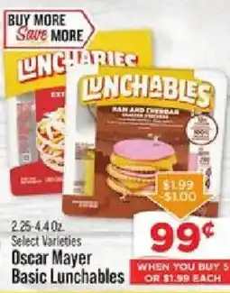 IGA Oscar Mayer Basic Lunchables offer
