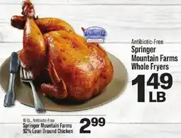 IGA Springer mountain farms whole fryers offer