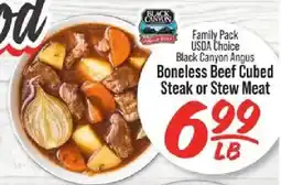 IGA Black Canyon Angus Boneless Beef Cubed Steak or Stew Meat offer