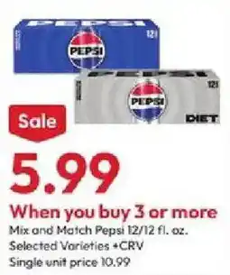 Stater Bros Pepsi Diet offer