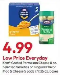 Stater Bros Kraft Grated Parmesan Cheese offer