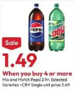 Stater Bros Pepsi Mountain Dew offer