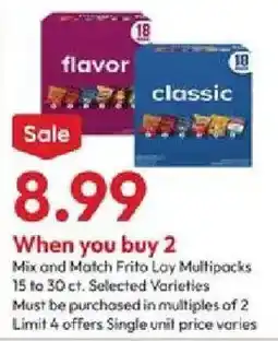 Stater Bros Frito Lay Multipacks offer