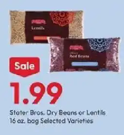 Stater Bros Stater Bros. Dry Beans or Lentils offer