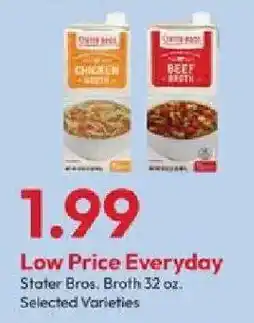 Stater Bros Stater Bros. Broth offer