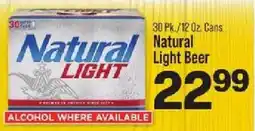 IGA Natural Light Beer offer