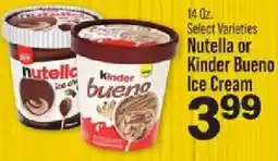 IGA Nutella or Kinder Bueno Ice Cream offer