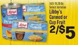 IGA Libby's canned or cup fruit offer