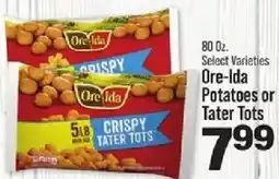 IGA Ore-ida crispy tater tots offer