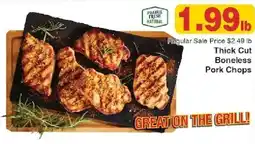 Piggly Wiggly Prairie Fresh Natural Thick Cut Boneless Pork Chops offer