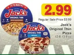 Piggly Wiggly Jack's Original Thin Pizza offer