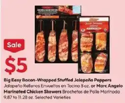 Stater Bros Big Easy Bacon-Wrapped Stuffed Jalapeño Poppers offer