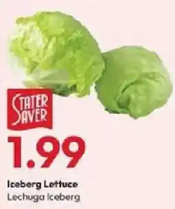 Stater Bros Stater saver iceberg lettuce offer