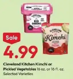 Stater Bros Cleveland Kitchen Kimchi or Pickled Vegetables offer