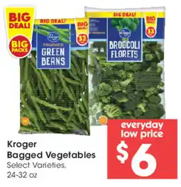Mariano's Kroger bagged vegetables offer