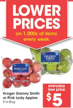 Mariano's Kroger Granny Smith or Pink Lady Apples offer