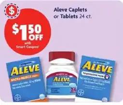 Family Dollar Aleve caplets or tablets offer