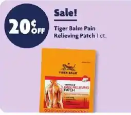 Family Dollar Tiger Balm Pain Relieving Patch offer