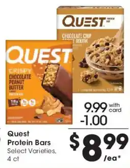 Mariano's Quest Protein Bars offer