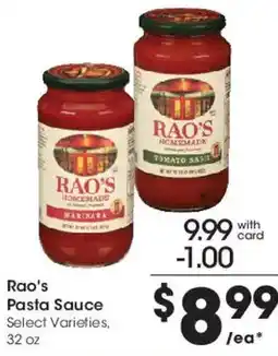 Mariano's Rao's Pasta Sauce offer
