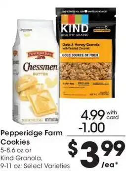 Mariano's Pepperidge Farm Cookies or Kind Granola offer