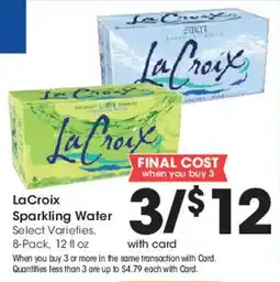 Mariano's LaCroix Sparkling Water offer