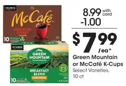 Mariano's Green Mountain or McCafé K-Cups offer