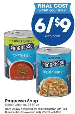 Mariano's Progresso Soup offer