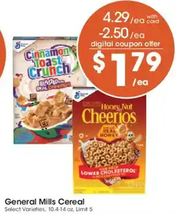 Mariano's General Mills Cereal offer