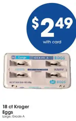Mariano's 18 ct Kroger Eggs offer