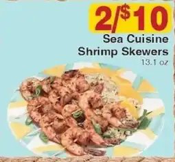Piggly Wiggly Sea Cuisine Shrimp Skewers offer