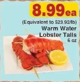 Piggly Wiggly Warm Water Lobster Tails offer