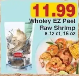 Piggly Wiggly Wholey ez peel raw shrimp offer