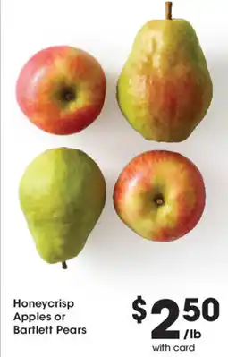 Mariano's Honeycrisp Apples or Bartlett Pears offer