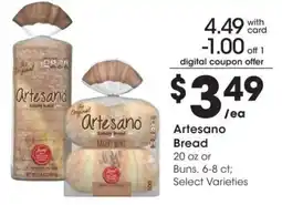 Mariano's Artesano Bread offer
