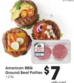 Mariano's American BBQ Ground Beef Patties offer