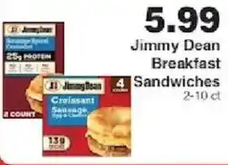 Piggly Wiggly Jimmy Dean Breakfast Sandwiches offer