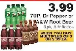 Piggly Wiggly 7up, Dr Pepper or A&W Root Beer offer