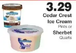 Piggly Wiggly Cedar Crest Ice Cream offer
