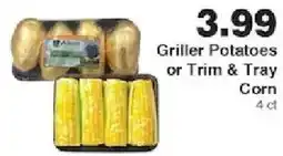 Piggly Wiggly Griller Potatoes or Trim & Tray Corn offer