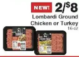 Piggly Wiggly Lombardi Ground Chicken or Turkey offer