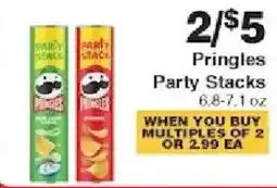 Piggly Wiggly Pringles Party Stacks offer