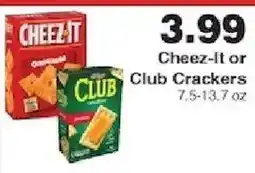 Piggly Wiggly Cheez-It or Club Crackers offer