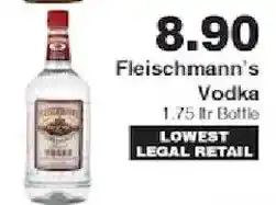 Piggly Wiggly Fleischmann's Vodka offer