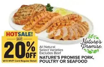 Nature's Promise Pork, Poultry or Seafood