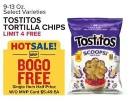 Food Lion Tostitos tortilla chips offer