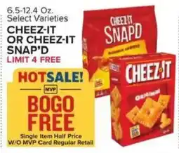 Food Lion Cheez-it or Cheez-it Snap'd offer