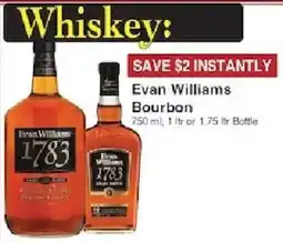 Piggly Wiggly Evan Williams Bourbon offer