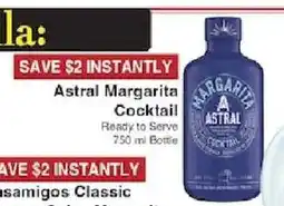 Piggly Wiggly Astral Margarita Cocktail offer